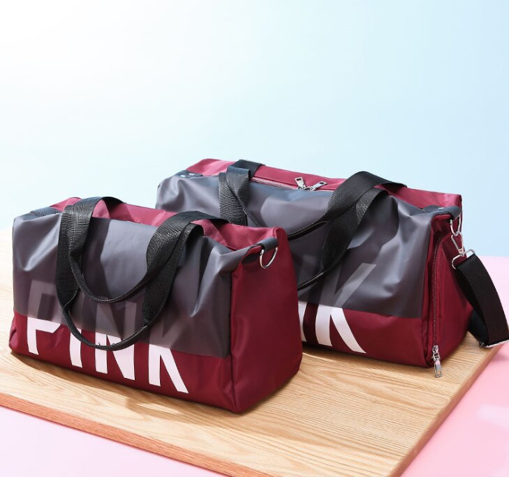 Dry wet separation Travel Bag Women Outdoor Sports Fitness Training Bags Nylon Waterproof Female Fitness Bag