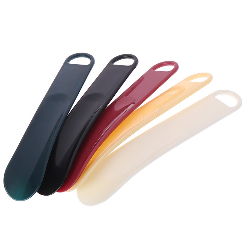 1PCS 20cm Shoe Horns Plastick Shoe Horn Spoon Shape Shoehorn Shoe Lifter Flexible Sturdy Slip