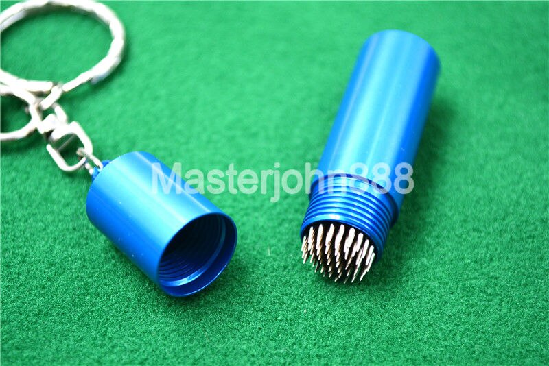 5 farben Tasche Snooker Billard Pool Queue Spitze Pick Pricker Keychain Kleine Exquisite Reparatur Werkzeug