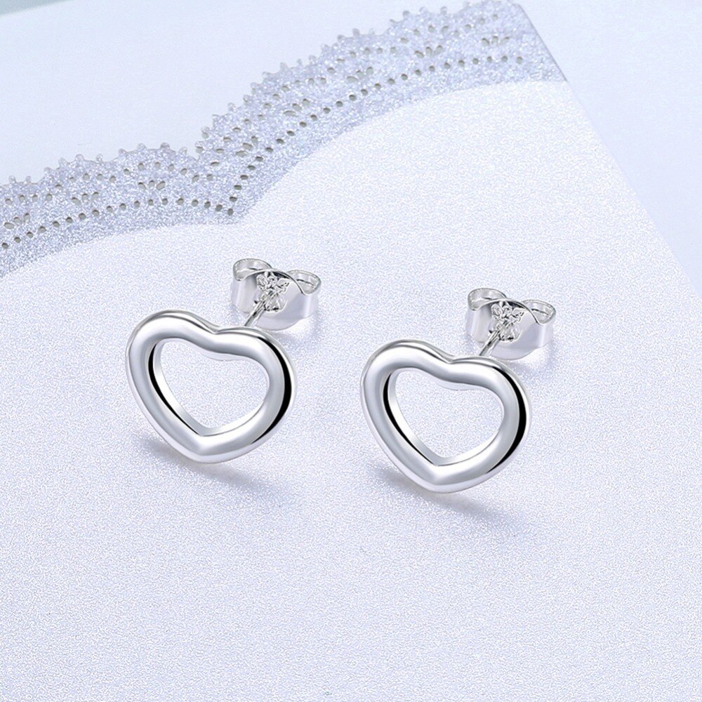 Pendientes de plata de ley 925 para mujer, románticos, de joyería