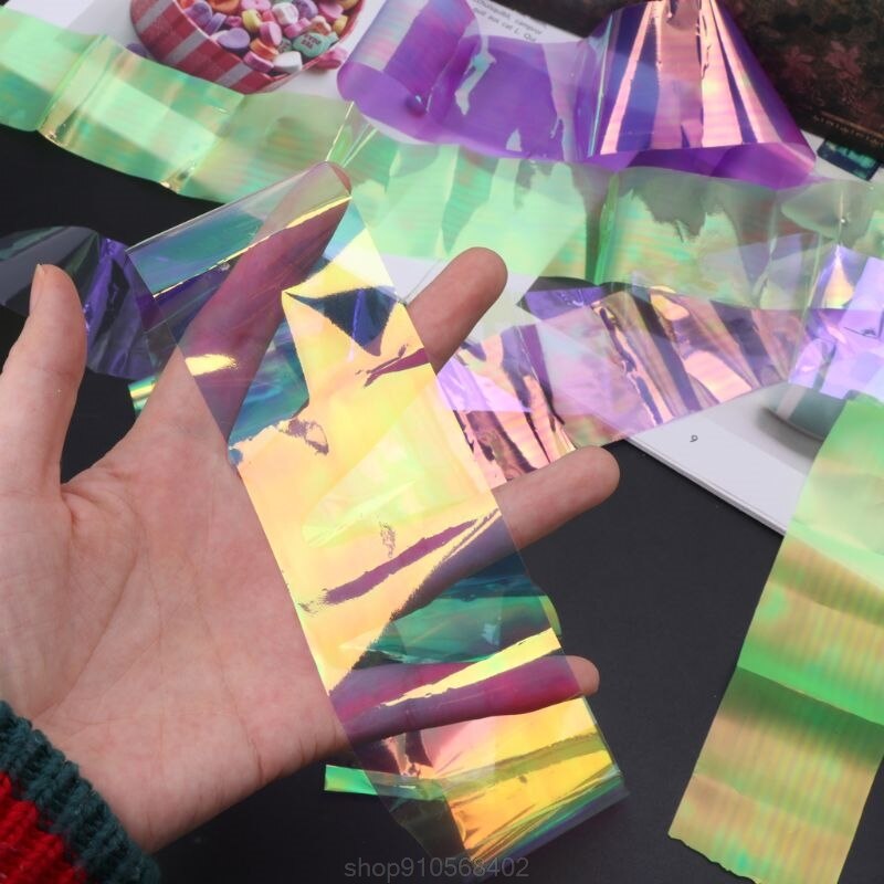 Aurora AB Effect Reflective Mirror Paper DIY Epoxy Resin Jewelry Fillings O08 20