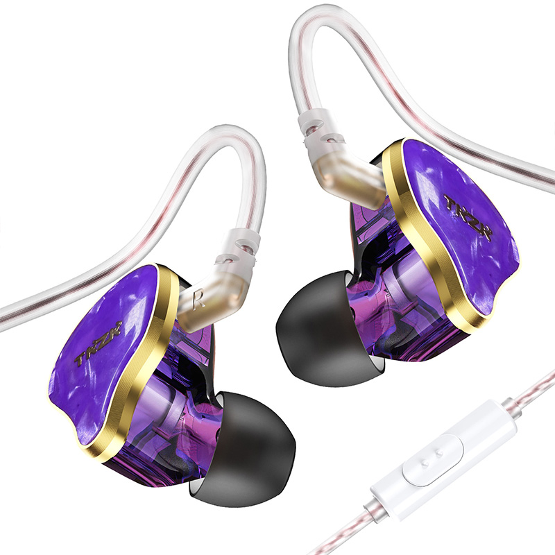 TKZK TK02 HiFi In-Ear Earphones - High-Purity OFC Cable 3.5mm 2Pin Plug Comfortable Wear for Wide Compatibility Improved Model: green