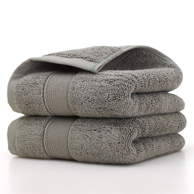 Toallas de algodón egipcio para el baño, toalla deportiva de Color sólido para el hogar, Hotel de 5 estrellas, , 36x76cm, para parejas, Uds.: Gris oscuro