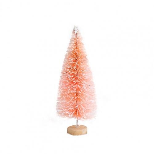 Mini sapin de noël de couleur rose Stable, décoration universelle, petit arbre de noël: Pink 12cm
