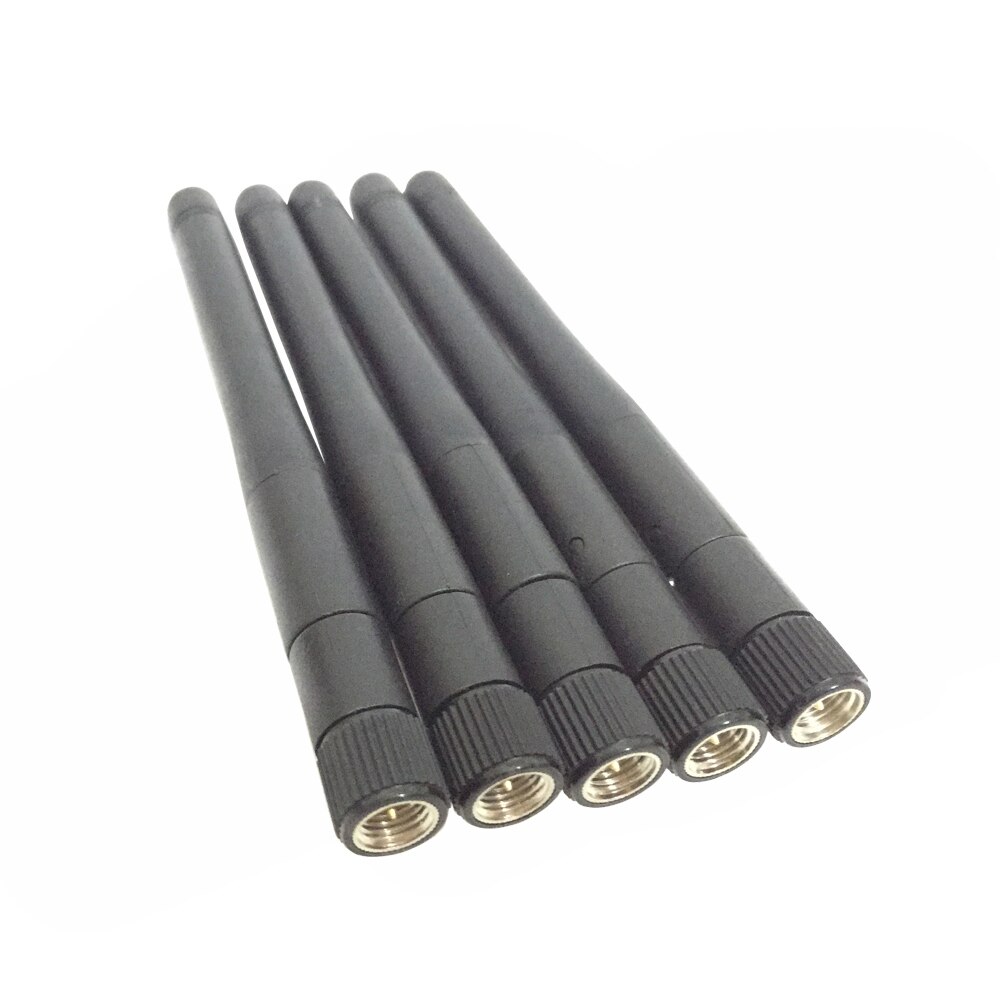 Antenne fouet sans fil 2.4G Uhf 2.4GHz pour routeur, contrôleur de Module DMX sans fil pour effet de lumière de scène, 5 pièces/lot
