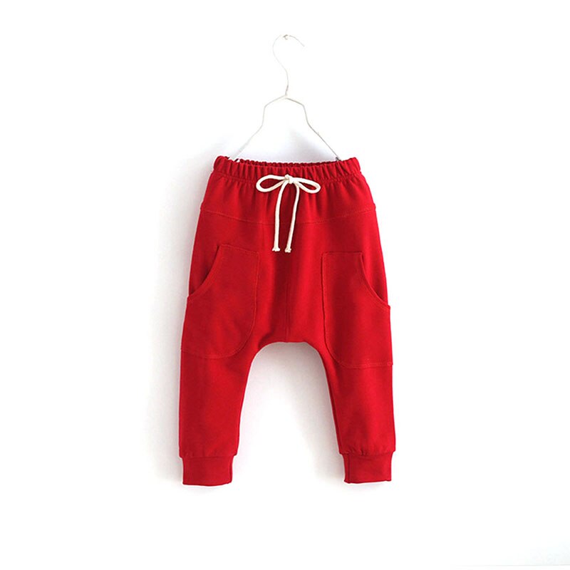 Sarouel enfant pantalon enfant enfant bébé garçon vêtements: Rouge / 6