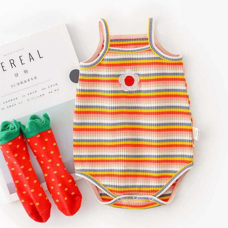 MILANCEL baby kleidung mädchen bodys sommer baby jungen kleidung ärmelloses kleinkind mädchen kleidung streifen kleinkind jungen ein stück