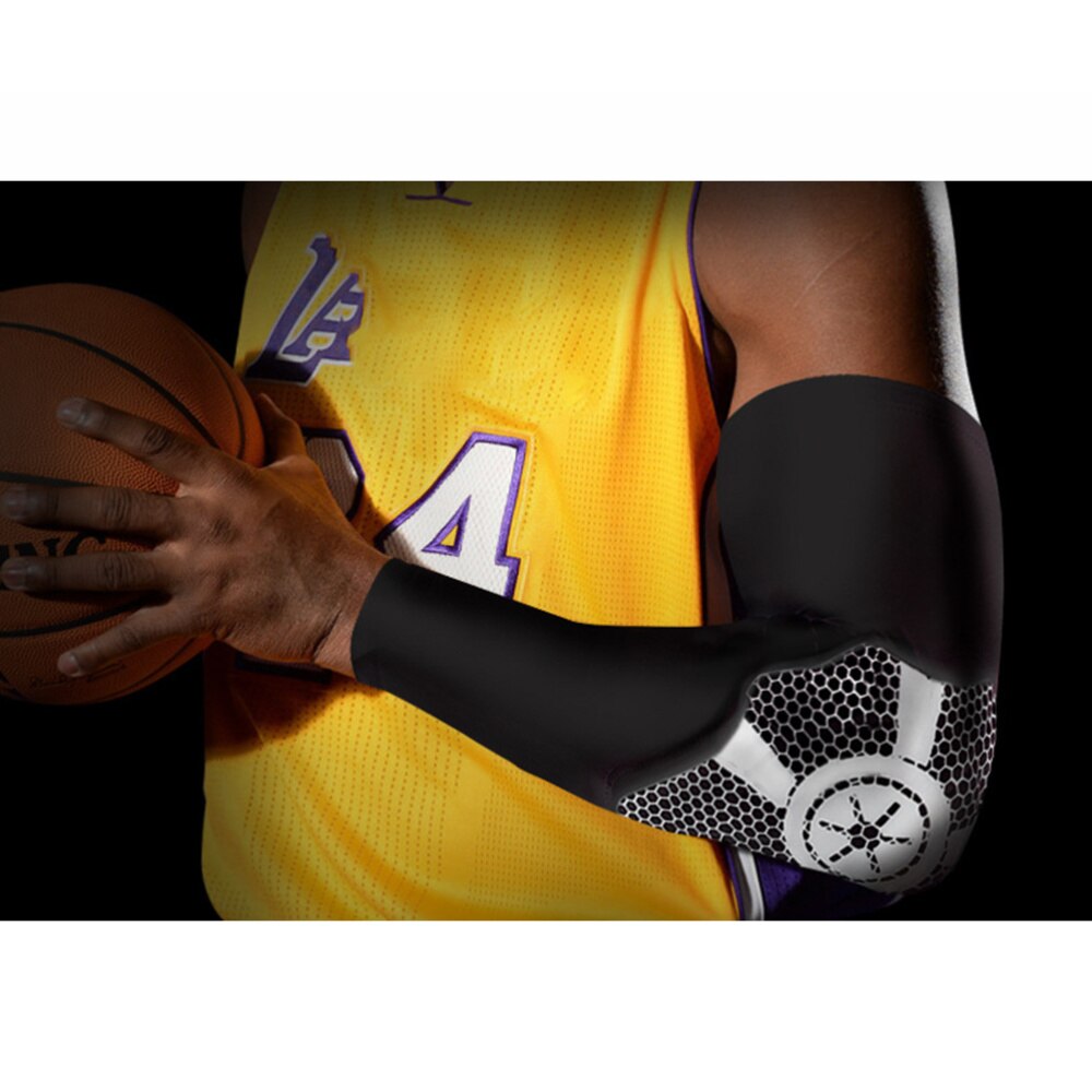 1Pc Arm Sleeve Basketball Football Elbow Support Cycling Sport Protective Cuff Armband Arm Warmer Arm Cuff Arm Pad Elbow Pad (Bl