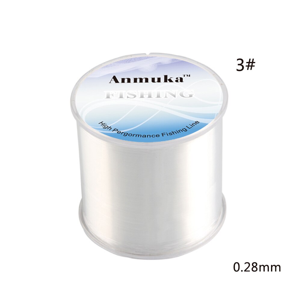 Anmuka Krachtige Clear Gevlochten Wartels Nylon Fshing Lijn Monofilament Vislijn Teller Striper