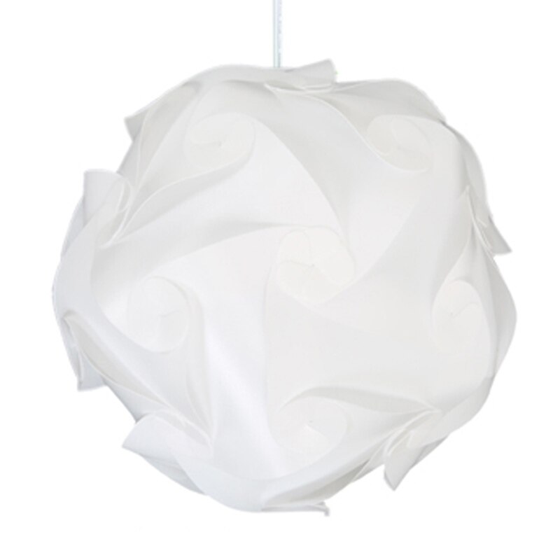 Thuis Jigsaw Lamp Schaduw Plastic DIY Puzzel Lampenkap Set, moderne IQ Licht Met Plafond Armatuur Bloem Jigsaw IQ Lampenkap