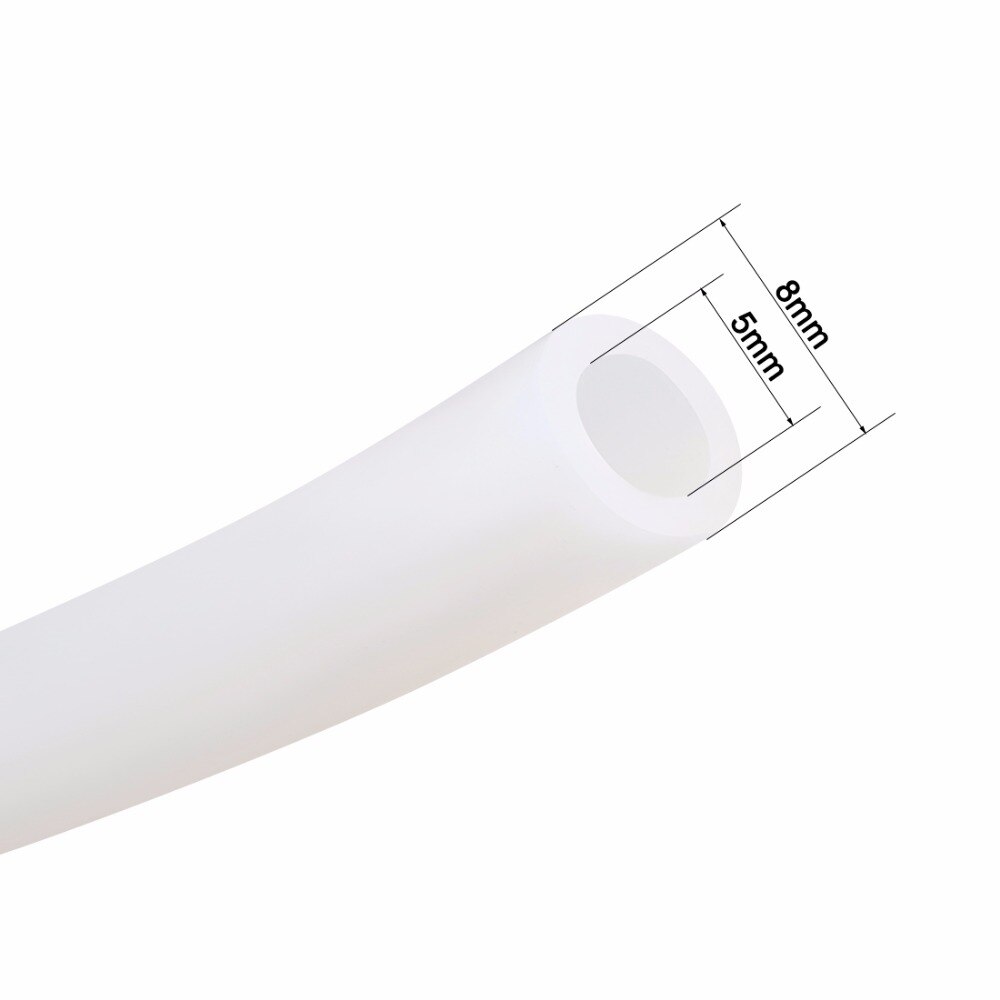 UXCELL High Quantity Transparent Clear Flexible Hose Silicone Rubber Tubing Tube Hose Pipe Homebrew Hose 1M Length