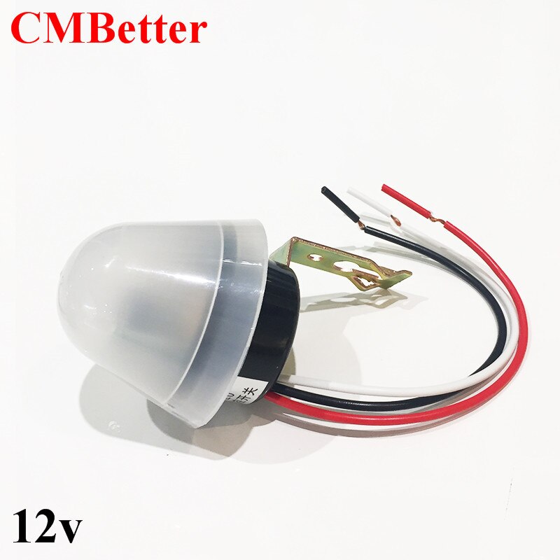 CMBetter Adjustable sensitive Automatic Auto On Off Photocell street Light Switch 10A Photo Control Photoswitch Sensor Switch: 12V
