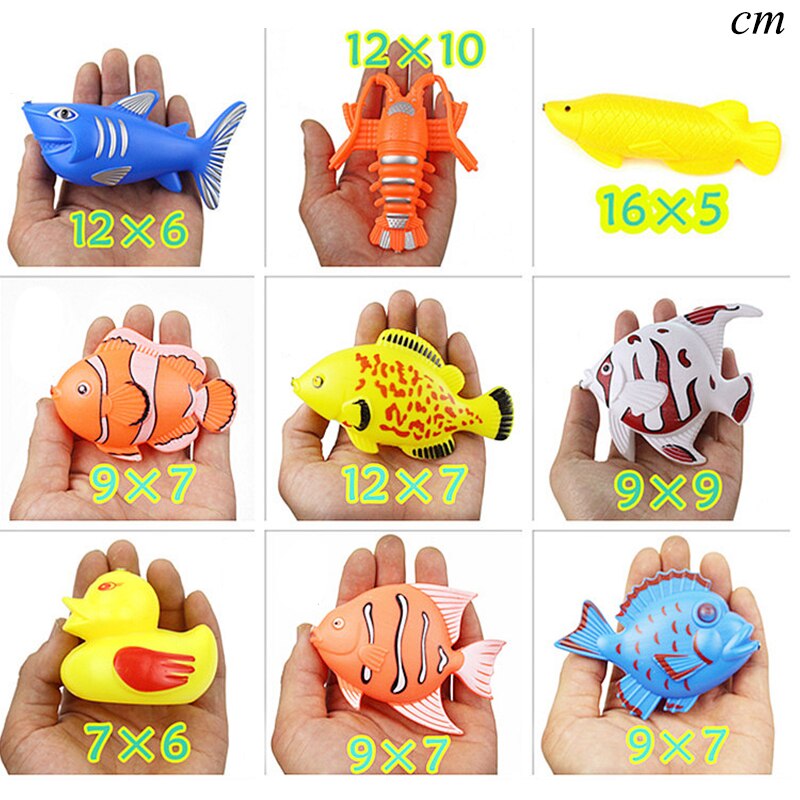 Children&#39;s Magnetic Fishing Game Fish Toy Magnetic Game Children Fishing Toy Exercise Body Coordination Suit To Children