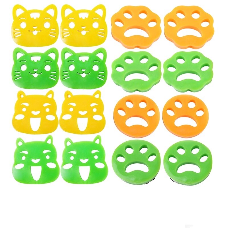 1PCS Pet Hair Remover Reusable Cleaning Laundry Cat Dog Fur Lint Catcher Washing Machine Hair Catcher Laundry Accessories