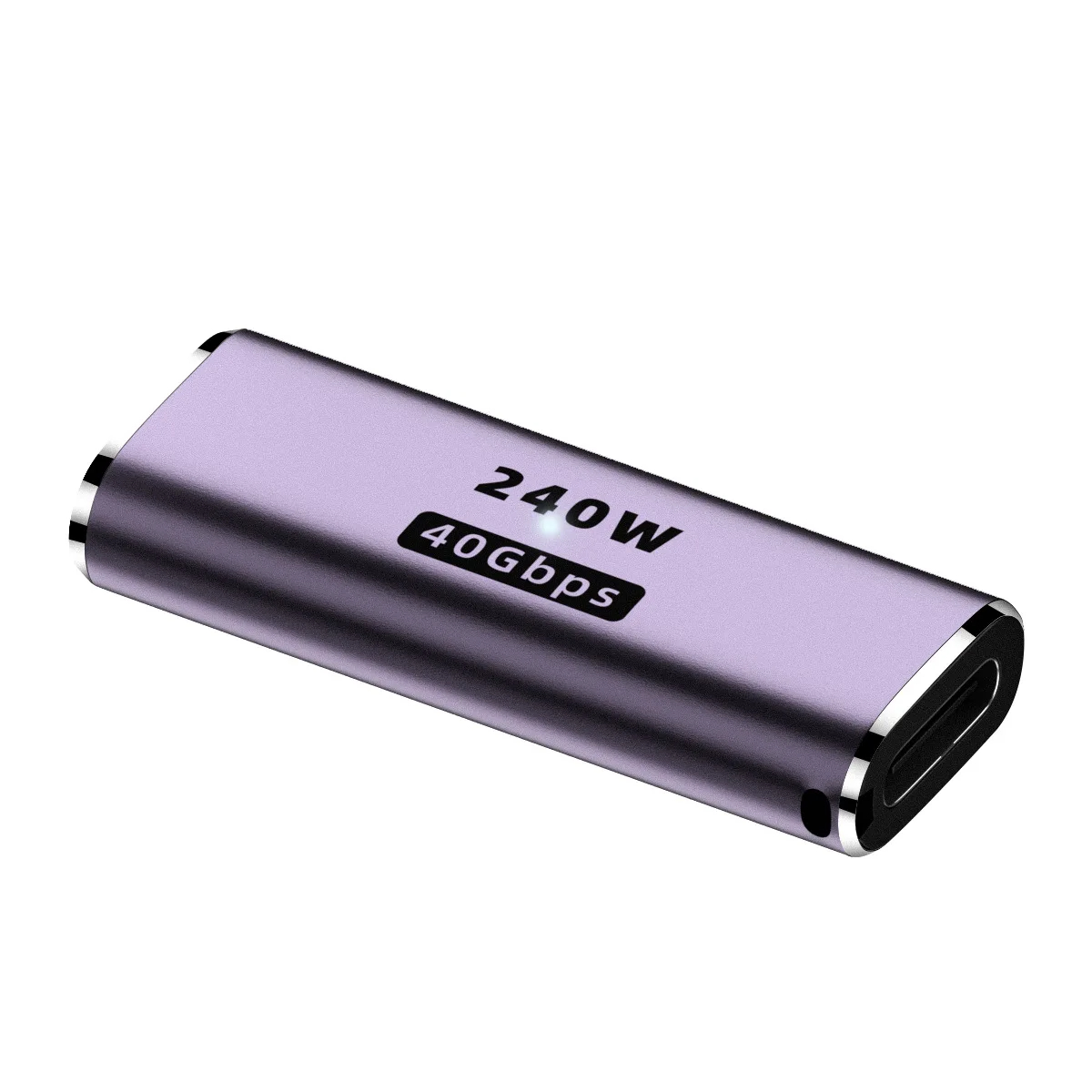 Usb 4.0 pd 240w 8k 60hz laturiliitin macbookille 40 gbps nopea usb c otg u-muotoinen suora kulma uros-naaras sovitin: Beige