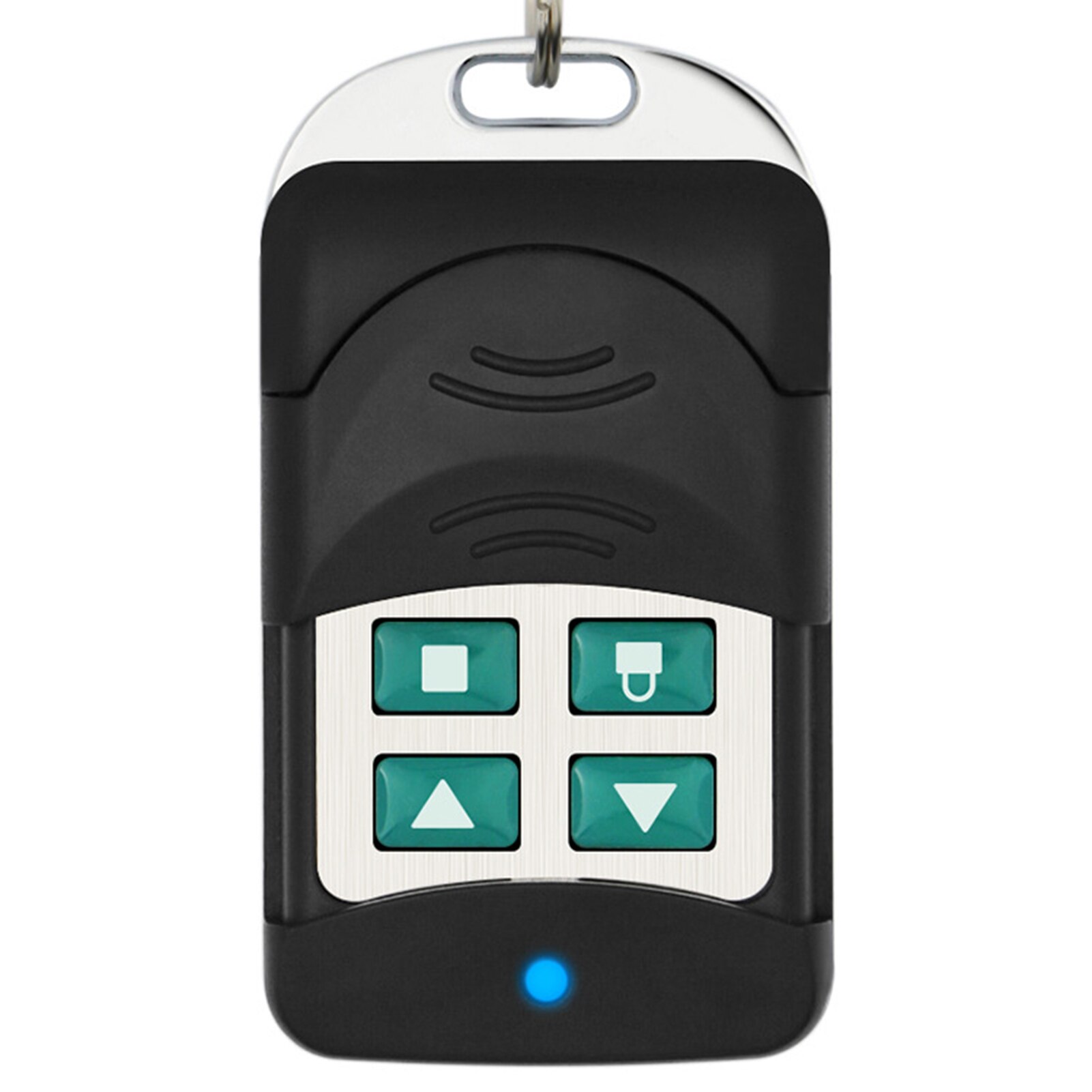 433MHZ Metal Dial Code Four Button Wireless Electric Garage Door Remote Control Small Universal Key