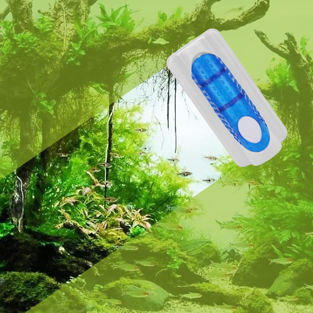Powerful Fish Tank Brush Fish Tank Magnetic Brush Aquarium Cleaning Wipe, Cleaning Inside and Outside The Fish Tank