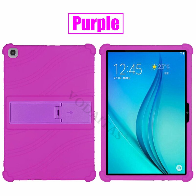 Nowe etui do Huawei Matepad T10S 2020 10.1 cal Case AGS3-L09/AGS3-W09 MatePad T10 10.1 dzieci case stojak silikonowy odporny na wstrząsy okładka: Purple / Matepad T10S 2020
