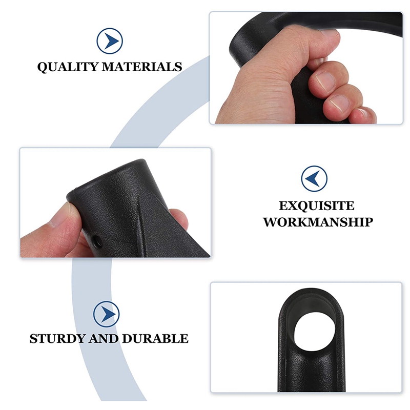 4Stck D Griff Hand Schaufel handhaben Pro Graben Scoop zurück Sparer Ersatz Rechen Gartenarbeit Werkzeug Schnee Entfernung Garten Werkzeug
