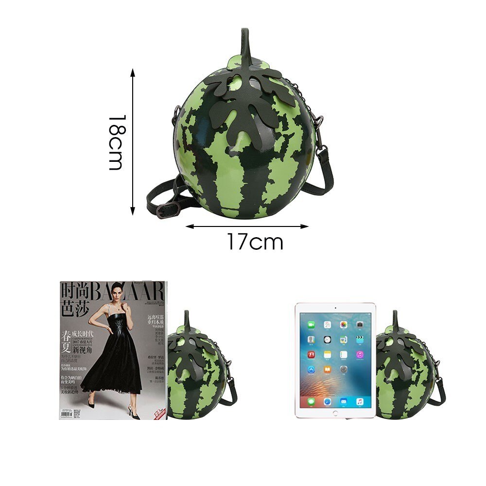 Herold Kleine Frauen Umhängetasche Wassermelone bilden Leder Weibliche Schulter Tasche Mini Damen Umhängetaschen Sack