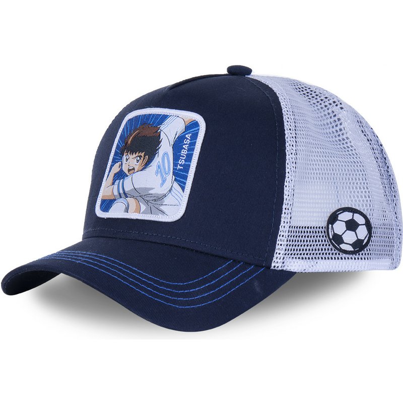 TAZ-gorra de béisbol de algodón para hombre y mujer, gorro de malla con estampado de Dragon Ball, malla transpirable, Hip Hop, unisex: Blue tsu