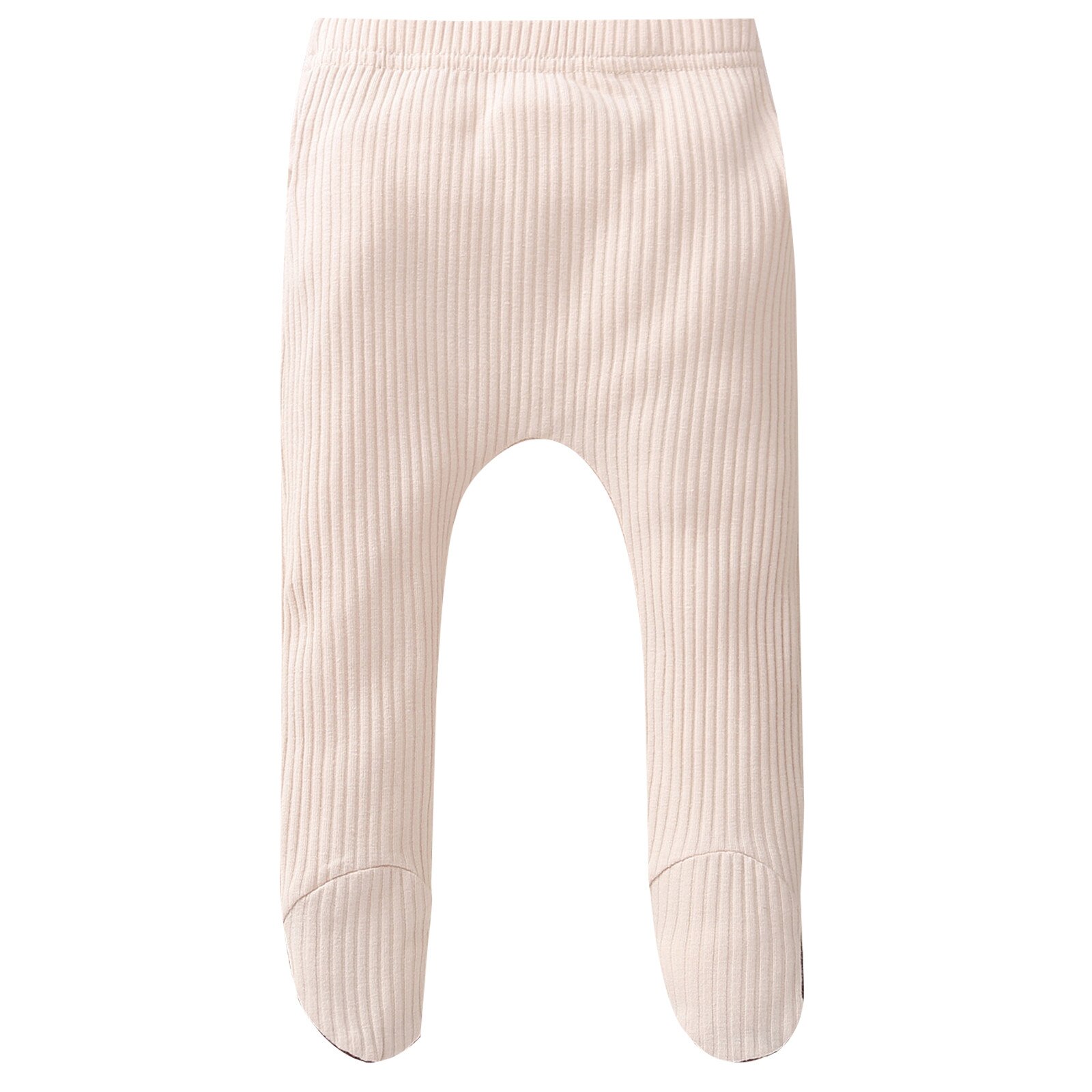 Pantaloni per bambini 0-12 mesi pantaloni a costine in cotone solido primavera autunno Unisex Casual Footed Baby Boys Pant pantaloni per bambina