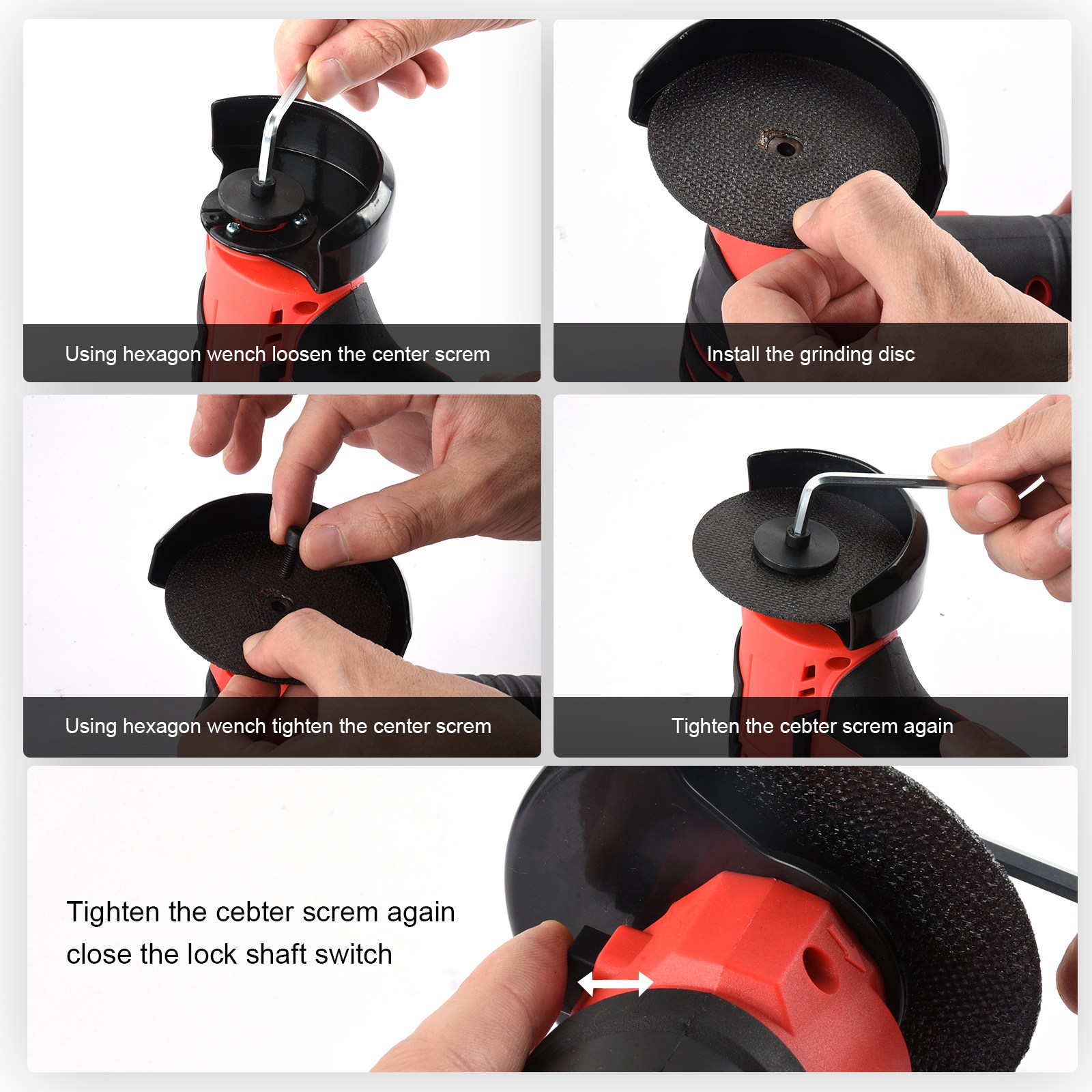 12V 300W Brushless Mini Electric Angle Grinder Rechargeable Cordless Lithium Battery Tile Cutter Power Tools