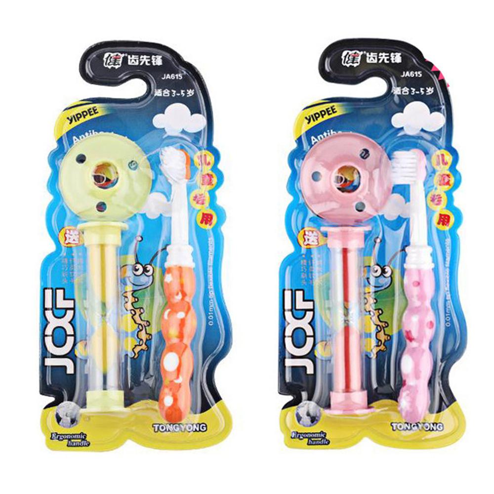 2 Pcs Children Toothbrush Soft Fur Protect Gums Kids Baby Small Head Toothbrushes Non-slip Handle 24BE: Default Title