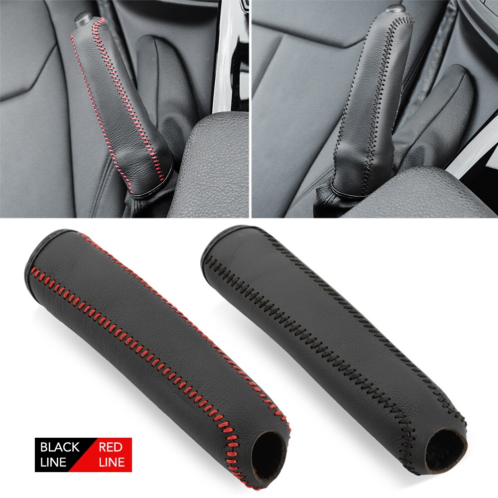 Leather Hand Brake Cover Protective Sleeve For Renault kwid Symbol Trafic for Dacia Sandero Logan Duster