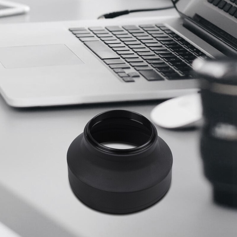 erheben -2 stück schwarze gummi-gegenlichtblende für dslr-kameras , 58mm &Ampere;Ampere; 67mm