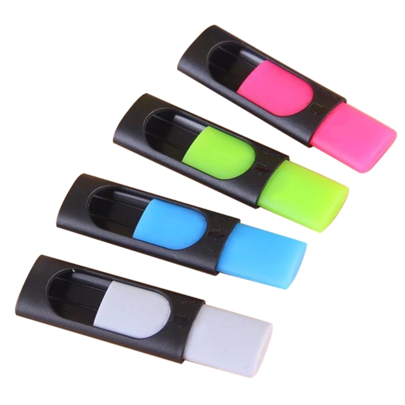 4 unids/lote tinta Goma de fricción para bolígrafo borrable 50mm * 20mm de goma lápiz papelería oficina escuela suministros
