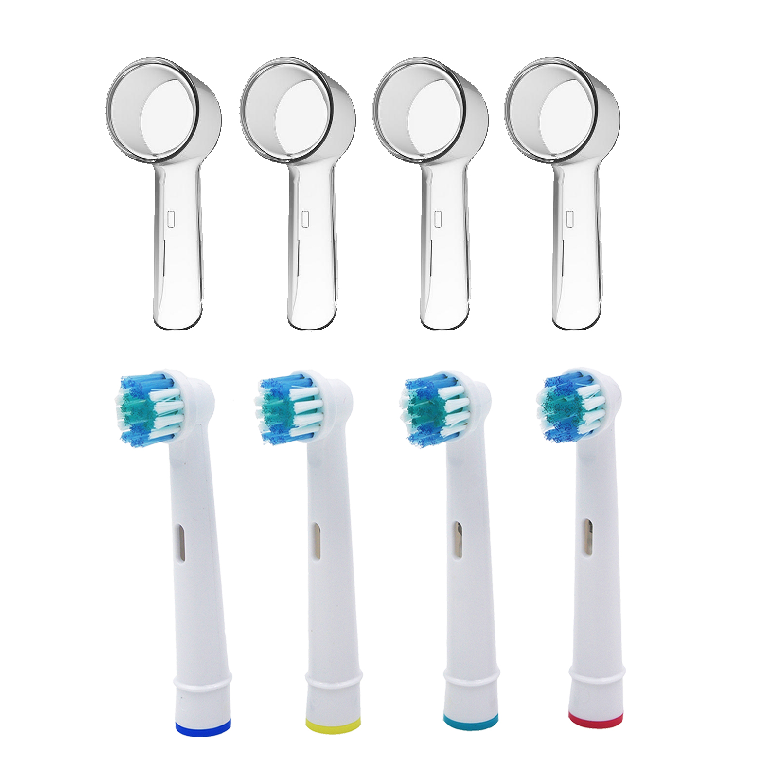 Udskiftning af børstehoveder til oral-b elektrisk tandbørste passer til avanceret effekt / pro sundhed / triumf /3d excel / vitalitet præcision ren