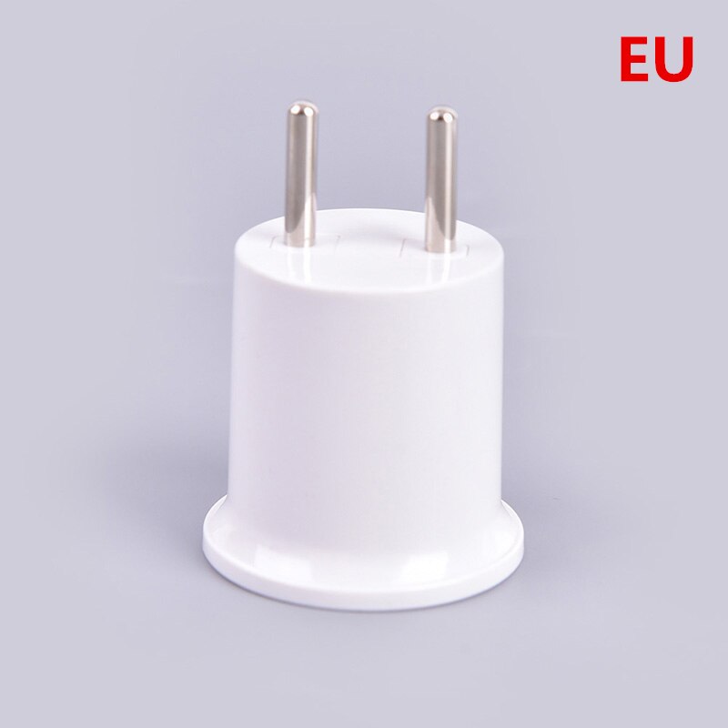 E27 Lamp Base To EU/US Plug Socket Lamp Holder Converter Adapter Light Bulb Lamp: EU