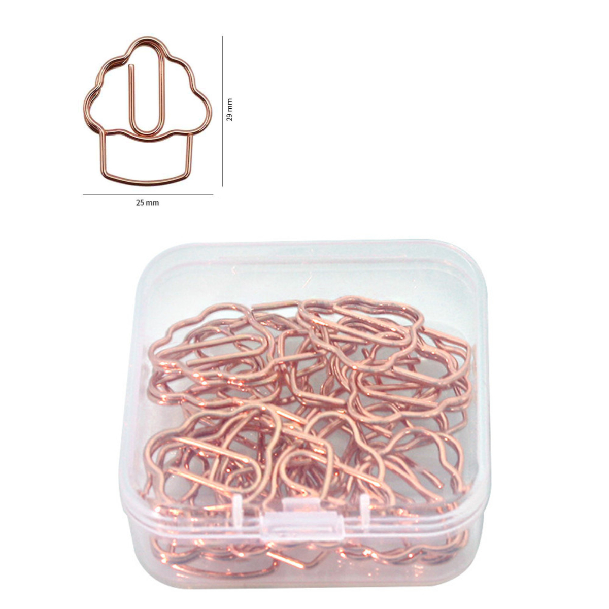 12 Pcs Cute Rose Gold Airplane Shape Paper Clips Escolar Bookmarks Photo Memo Ticket Clip Stationery School Supplies: Rose gold-12pcs