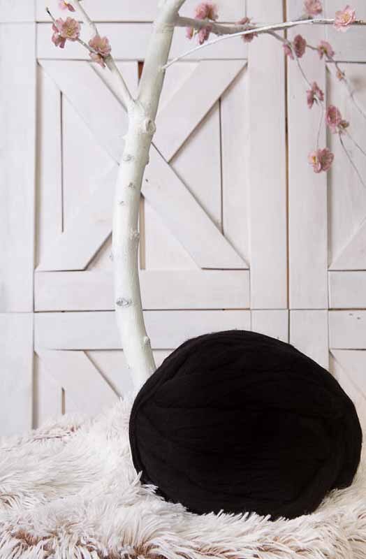 Fabrikant Diy Dikke Wol Hand-Gebreide Acryl Lijn Bal Arm Gebreide Deken Wollen Deken Sofa Cover Dikke Draad Deken: black