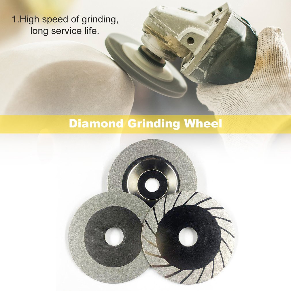Diamant Slijpschijf 100MM Cut Off Discs Wiel Glas Snijden Zaagbladen Zaagbladen Rotary Schuurmiddelen