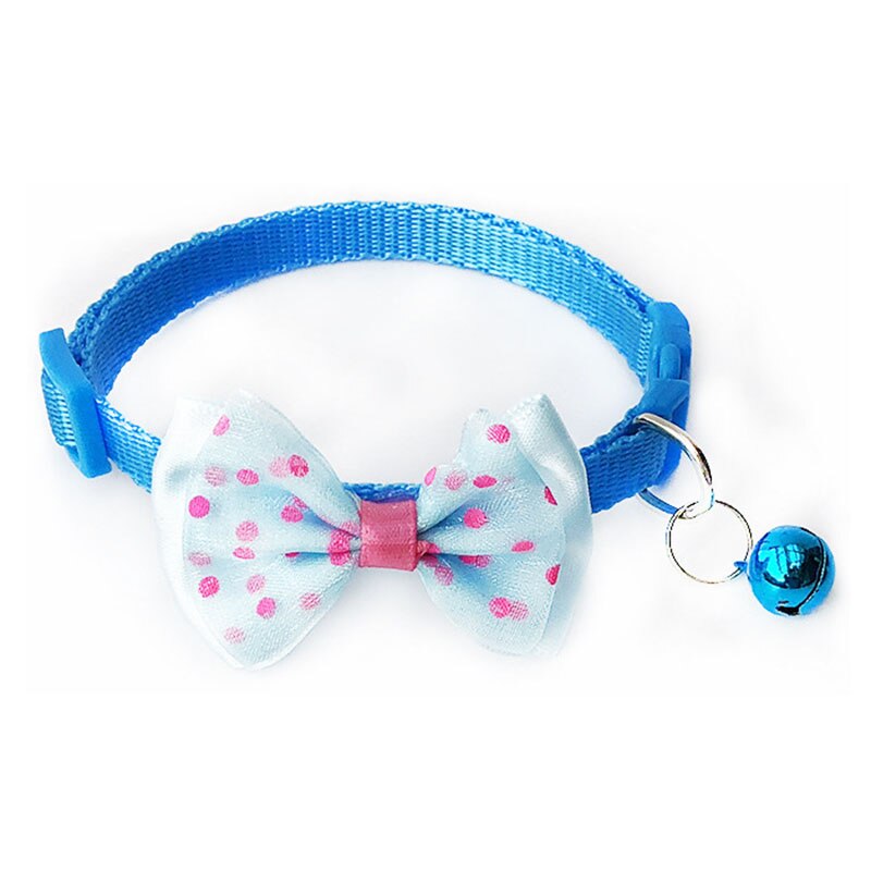 Collier à nœud papillon pour chat, accessoires pour animaux de compagnie, réglable, pour petits chiens, chiot, chaton, fournitures de mariage: color 8