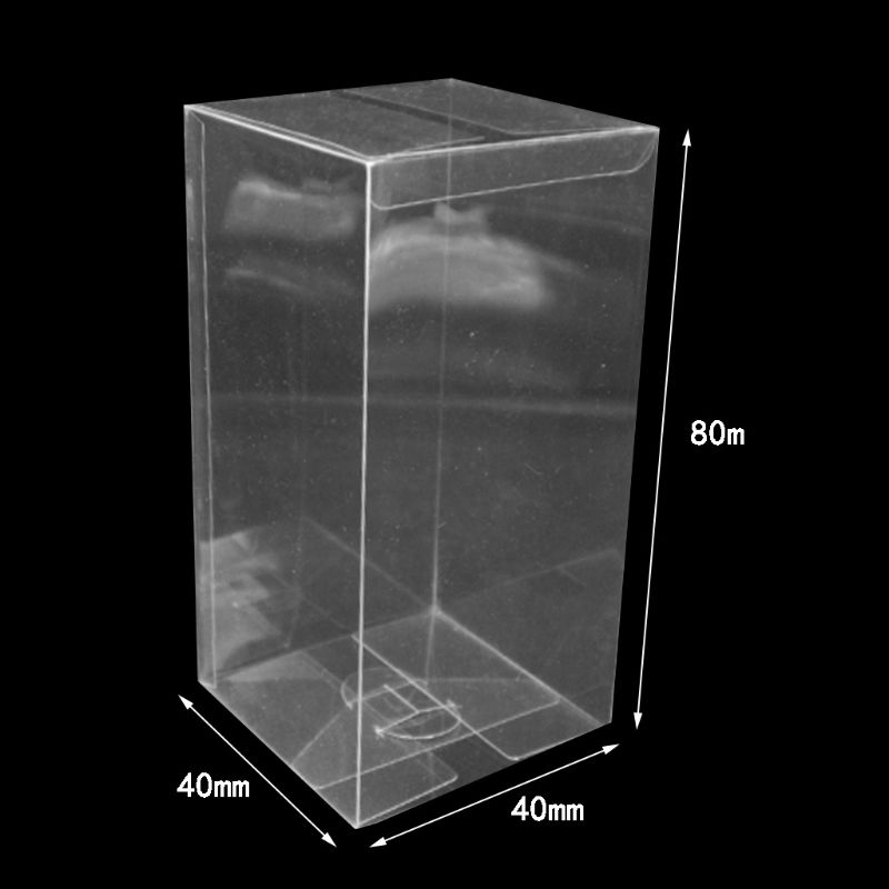 20 Pcs PVC Clear 1: 64 Model Car Toy Display Box Dustproof Exhibition Holder