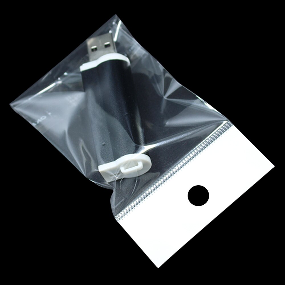 6*10cm Self Adhesive Clear Plastic OPP Polybag Pouch Packaging Bag for Party Jewelry Ornaments Ring Earrings With Hang Hole