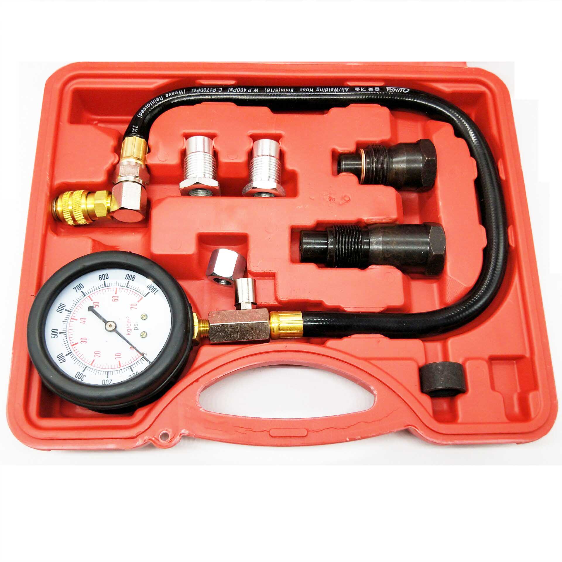 DPGJ-700 Diesel Engine Compression Cylinder Pressure Tester Gauge Kit 0-1000psi Tester Leakage Diagnostic Automotive Tool