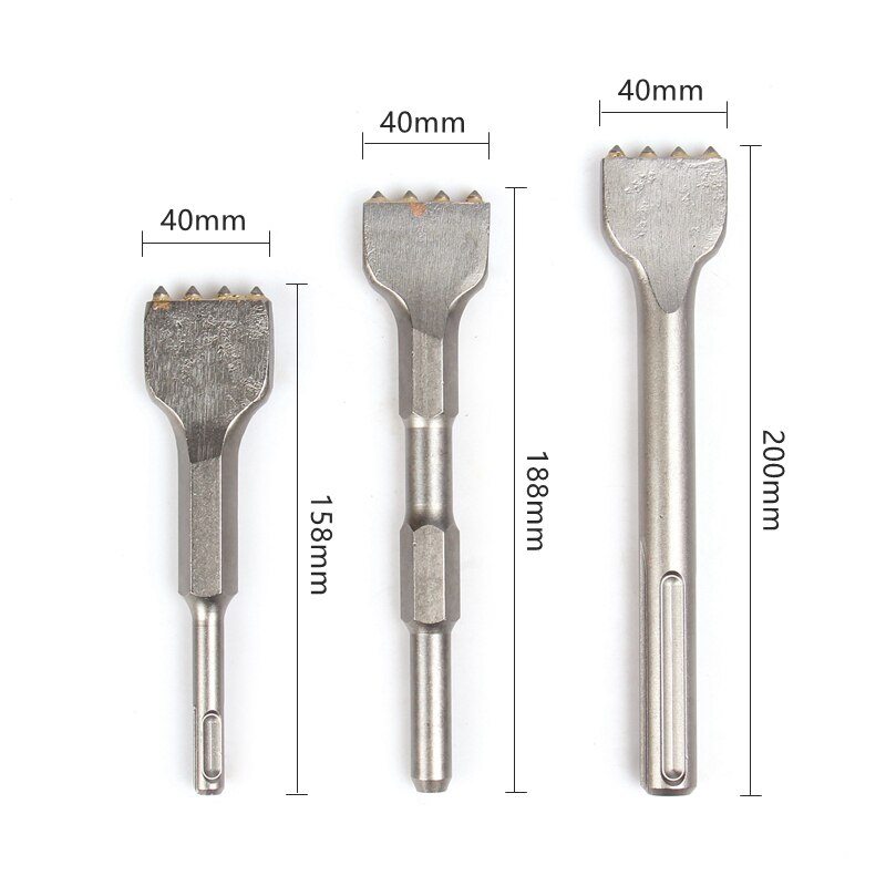 Electric Hammer alloy Chisel Drill Bits Concrete wall Chisel Crank Impact Drill for Electric Pickaxe Power Tool