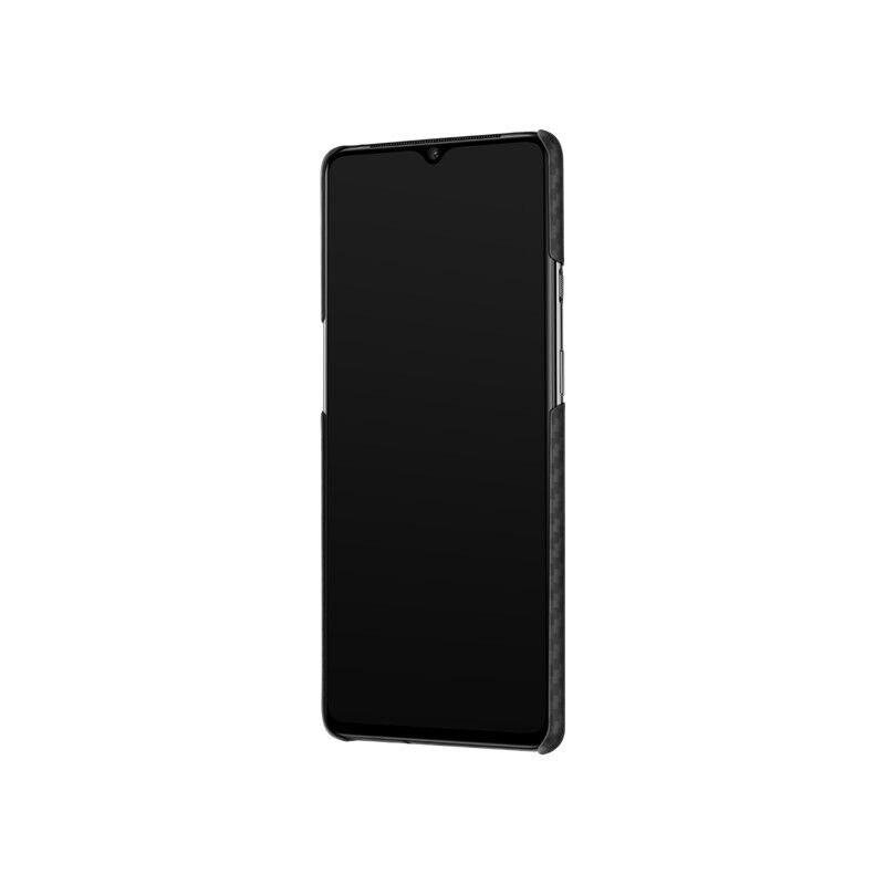 Funda Original Oneplus 7T 100% de Oneplus funda protectora oficial de Nylon funda de piedra arenisca OnePlus 7T funda de parachoques Karbon: Half-Karbon