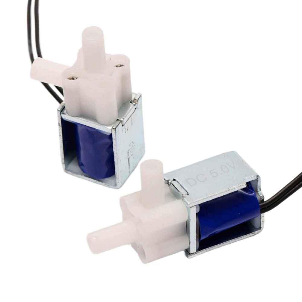 Micro Mini Elettrovalvola Normalmente Chiusa DC 5V 6V Controllo Elettrico Valvola Acqua Valvola di Scarico Piccolo Solenoide Bidirezionale