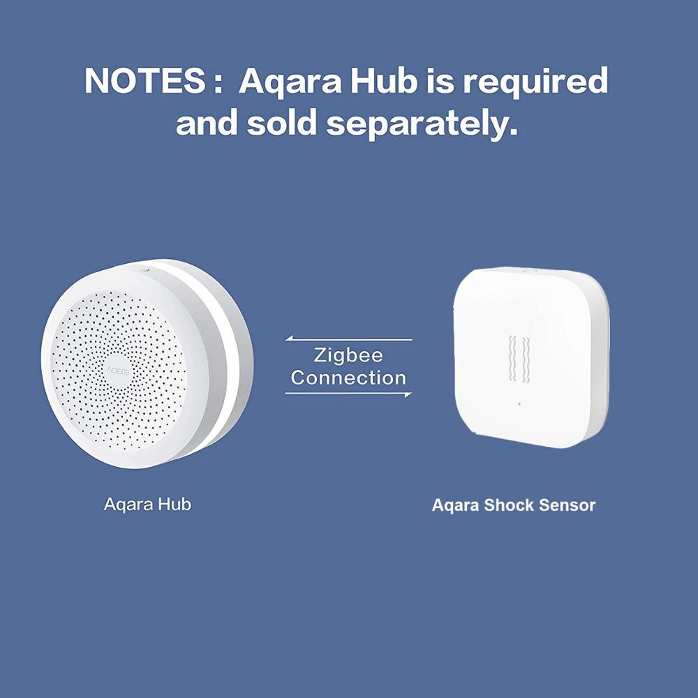Aqara Smart Motion Sensor Vibration Detection Zigbee Shock Sensor Alarm Monitor Built In Gyro for MiHome Gateway 3 Aqara Hub