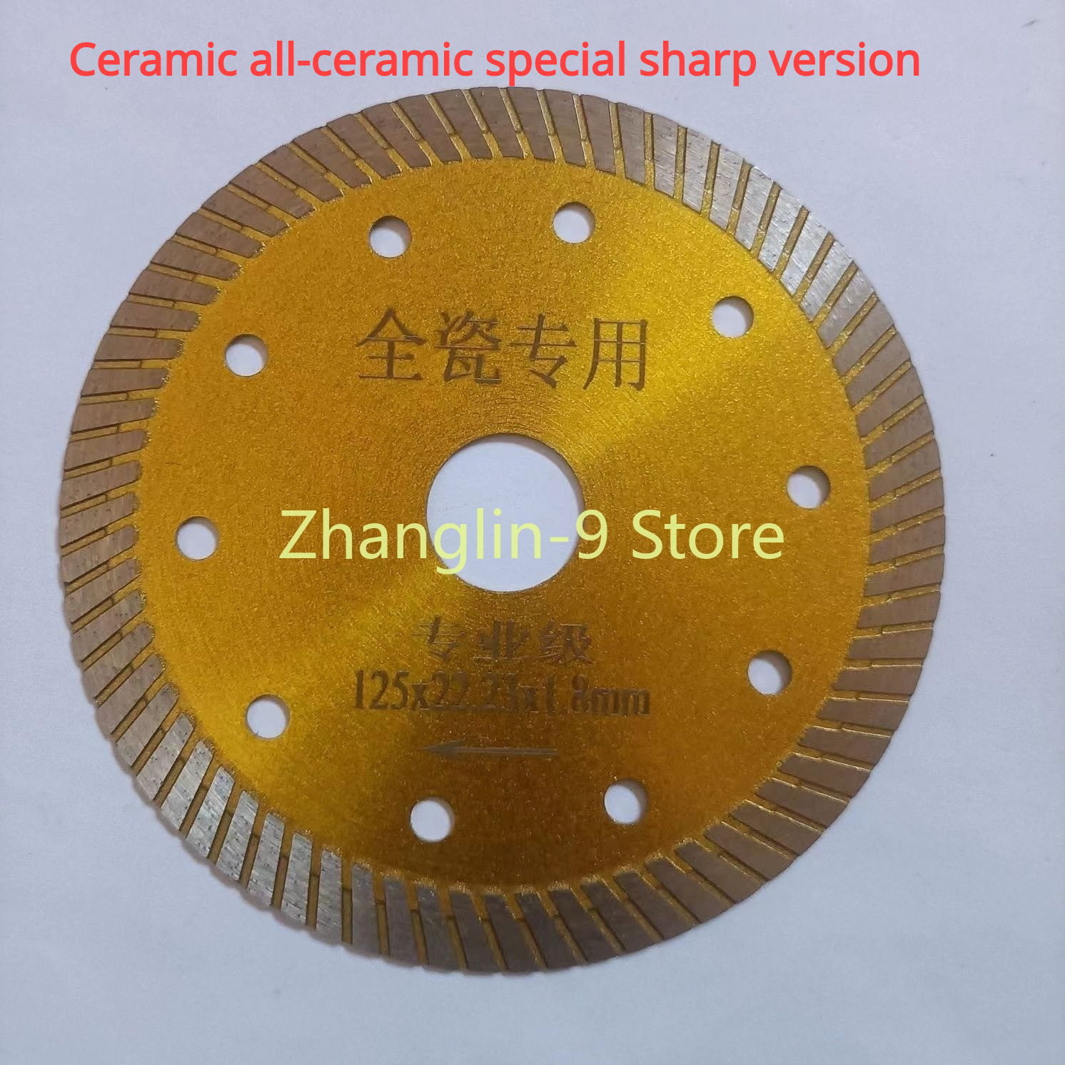 Diameter 114 125 133 156 165 175 Mm Diamond Saw Blade Dry Cutting Disc for Marble Concrete Porcelain Granite Tile Cutting Discs: Red/Black