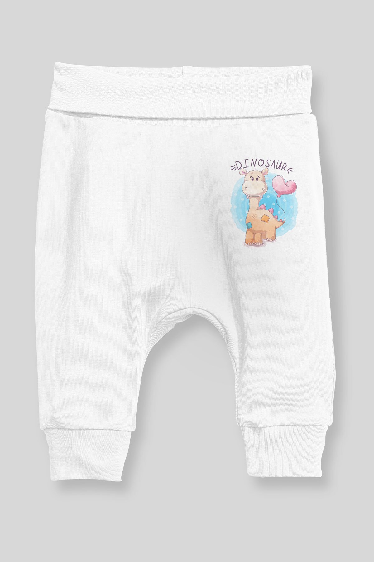 Angemiel bébé ballon tenant dinosaure garçons bébé sarouel Pantalon blanc