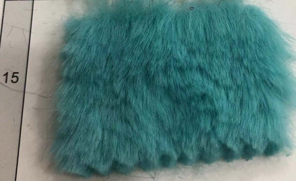 På pilsner 800g kaninpels 13mm høy imitert kaninpels, klær, hjemmetekstilleker, skomateriale plysjstoff: Grå