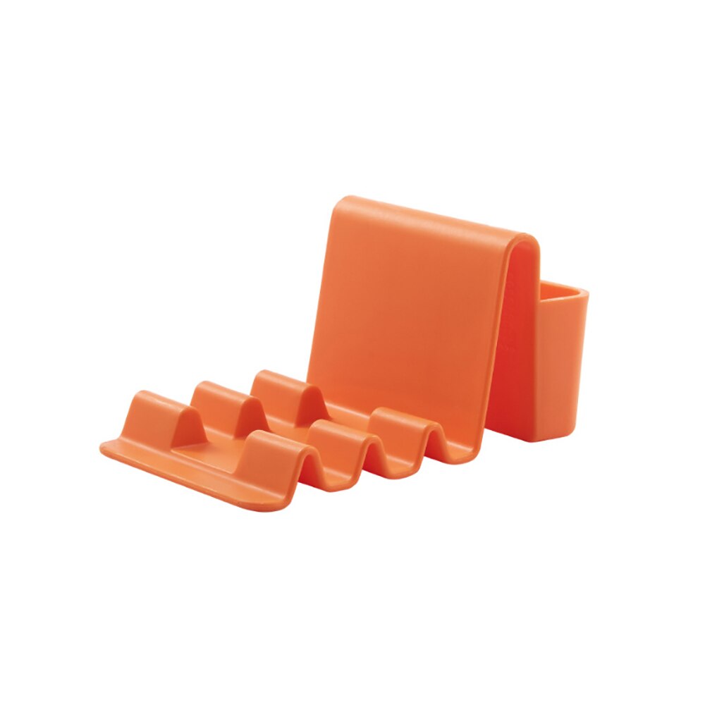 Wellenförmige Telefon Halfter Multifunktions Schreibtisch Stehen Multi-winkel Faul Halterung Tragbaren Nacht Mini Gestell Telefon Zubehör Universal-: Orange