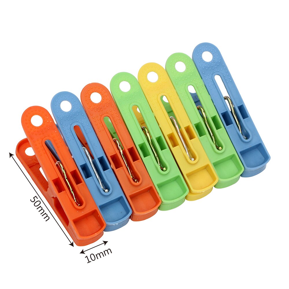 HILIFE Plastic Fixed Clip Home Storage Plastic Clips Clips Random Color 20Pcs/Pack Clothes Pegs