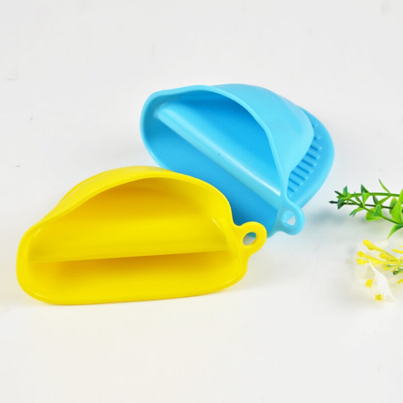 Microwave Oven Glove Silicone Heat Insulation Mitts Anti Scalding Pot Bowl Holder Clip Cooking Baking Kitchen Gadget Accessories